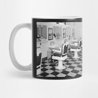 Executive Barber Shop, 1935. Vintage Photo Mug